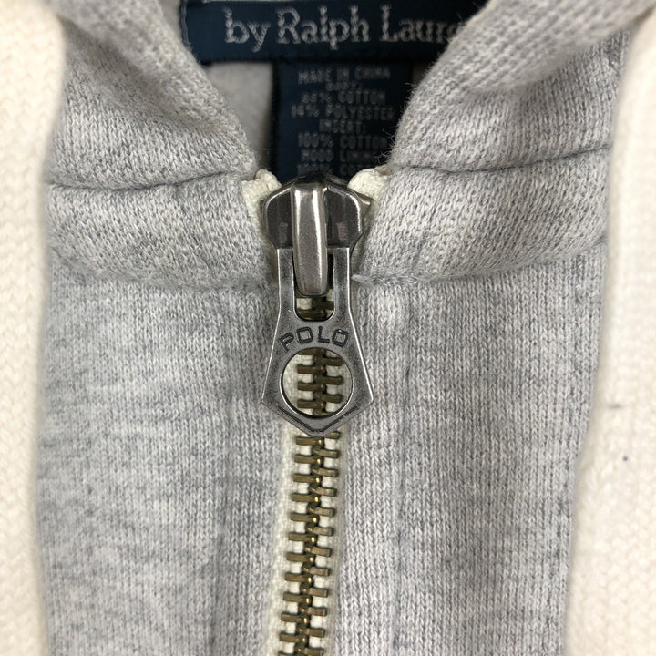 Ralph Lauren POLO by Ralph Lauren Sweat Full-Zip Hoodie, Women's Size S (approx.) cotton gray type Vintage Second Hand