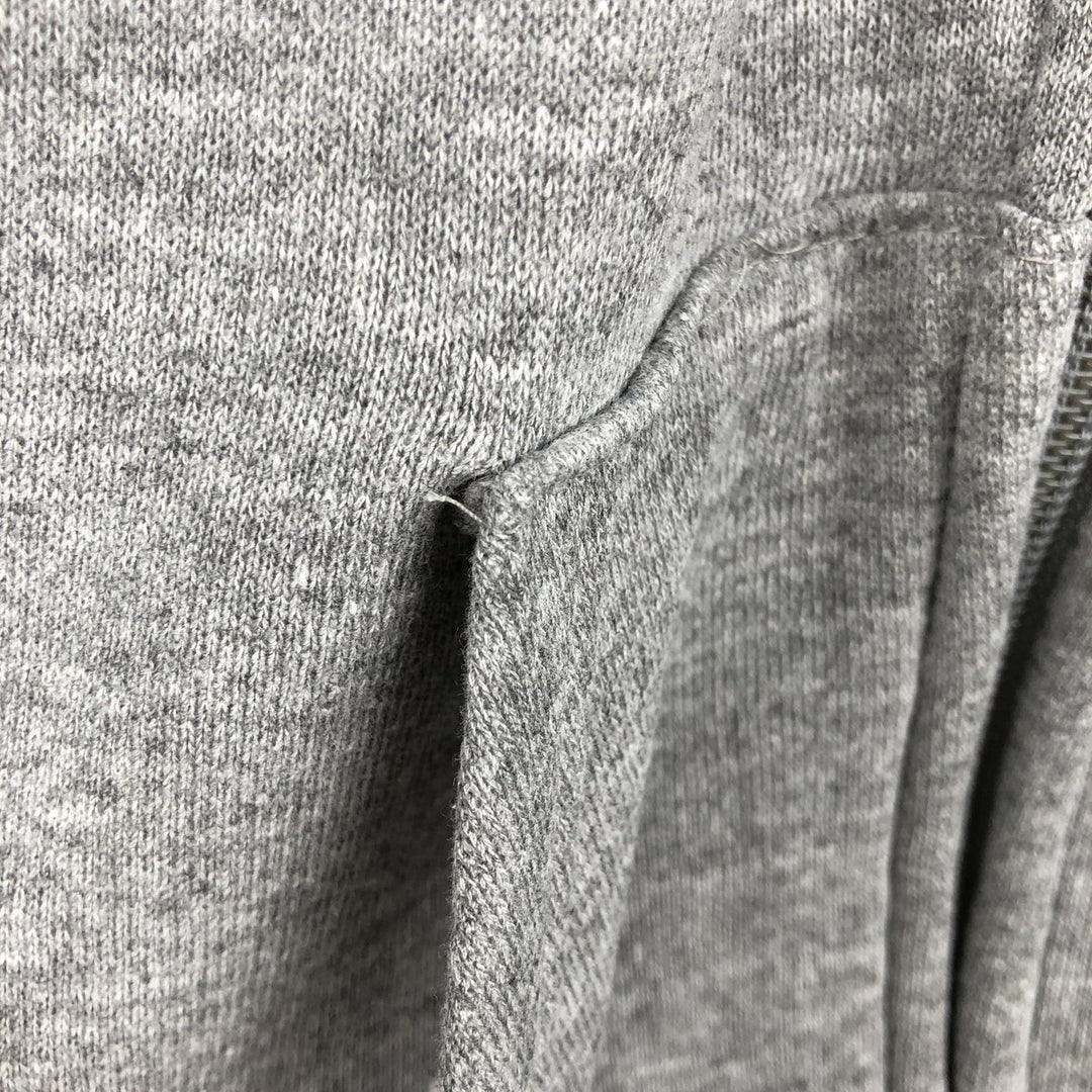 Vintage 90'S Russell Athletic full-zip sweatshirt, size L, men's polyester gray type Vintage Second Hand