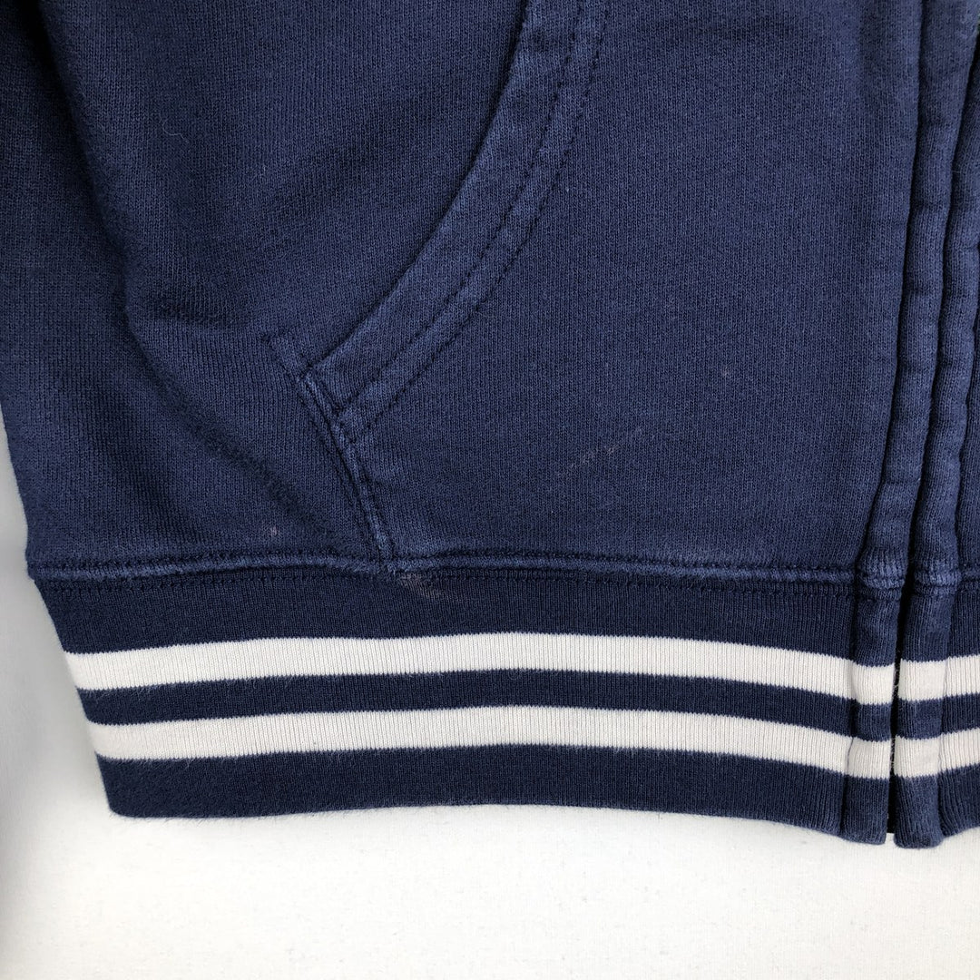 Ralph Lauren POLO RALPH LAUREN Sweat Full-Zip Hoodie, Women's Size M (approx.) cotton navy blue type Vintage Second Hand