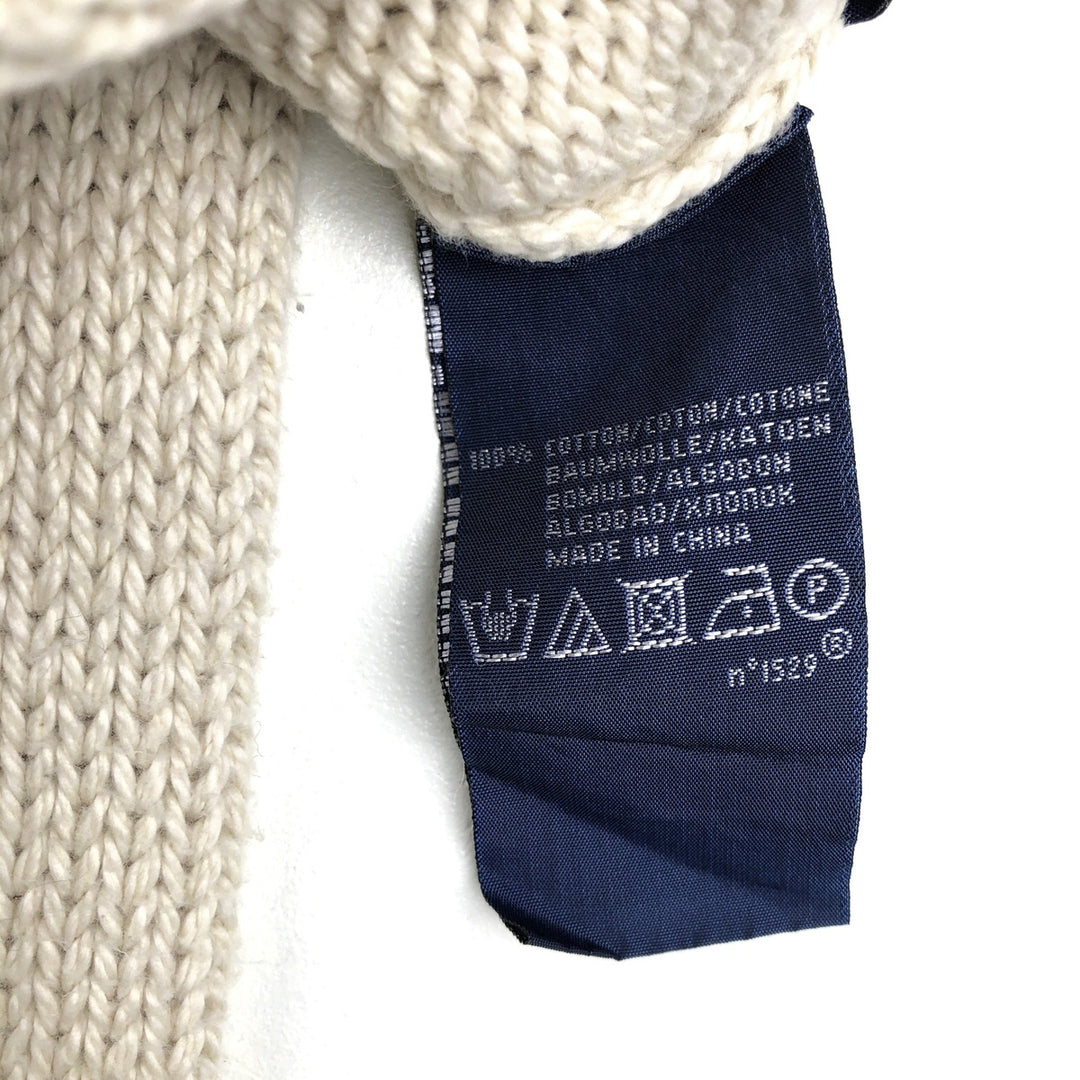 Ralph Lauren POLO by Ralph Lauren Shawl Collar Cotton Knit Sweater, Men's Size S (approx.) cotton ivory Vintage Second Hand