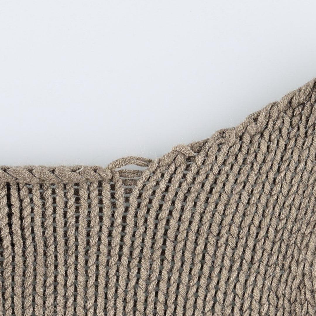 Pink, open-front acrylic knit vest, women's size S. acrylic beige type brown Vintage Second Hand