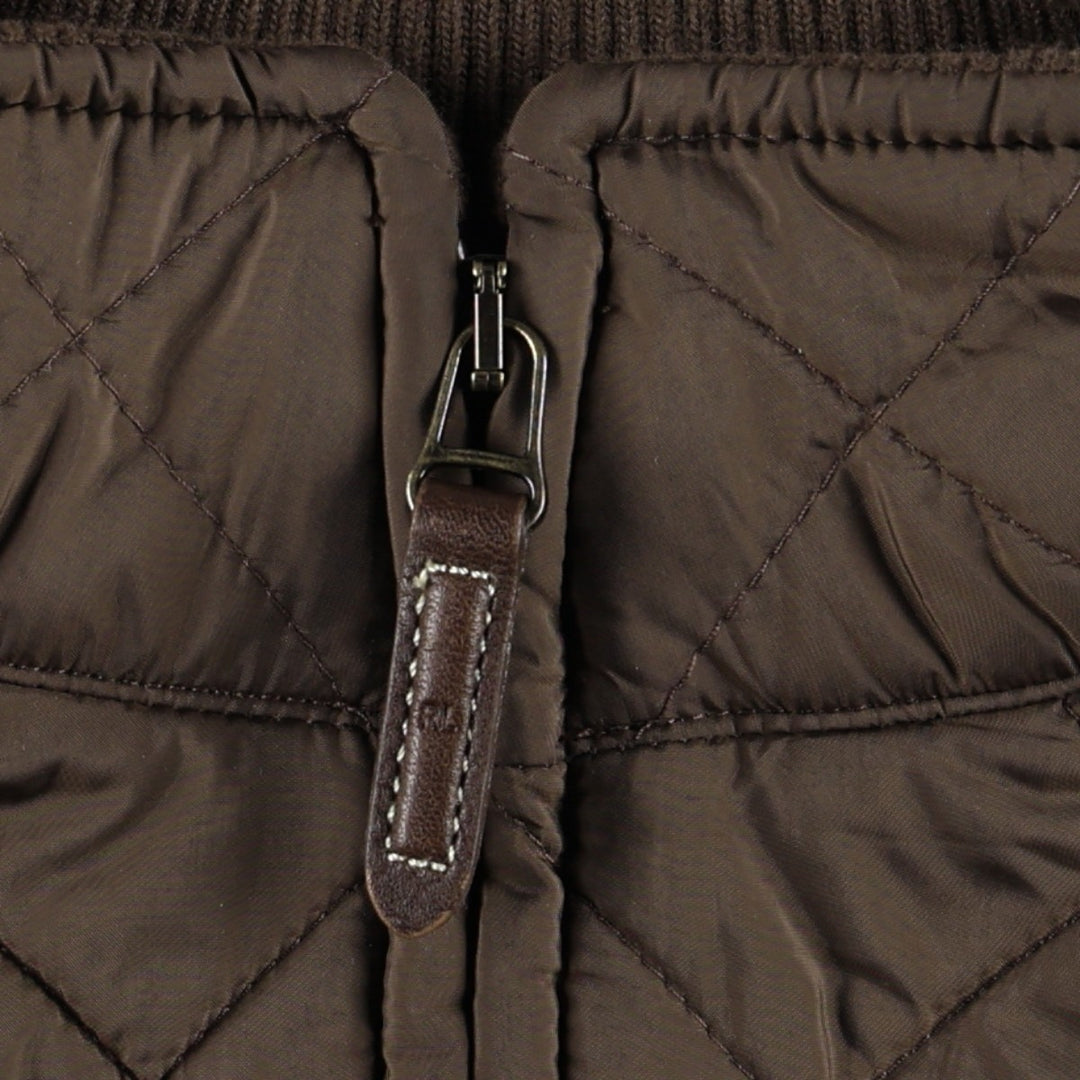 Ralph Lauren RALPH LAUREN SPORT quilted vest, women's size M (approx.) polyester brown type Vintage Second Hand