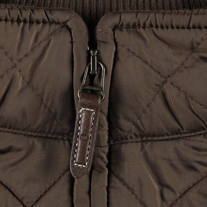 Ralph Lauren RALPH LAUREN SPORT quilted vest, women's size M (approx.) polyester brown type Vintage Second Hand