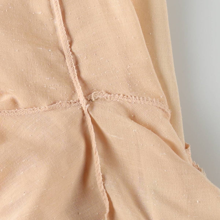 JANDY PLACE BARDON INC Long-Sleeve Western Shirt, Women's Size M (approx.), Vintage polyester Beige type Vintage Second Hand