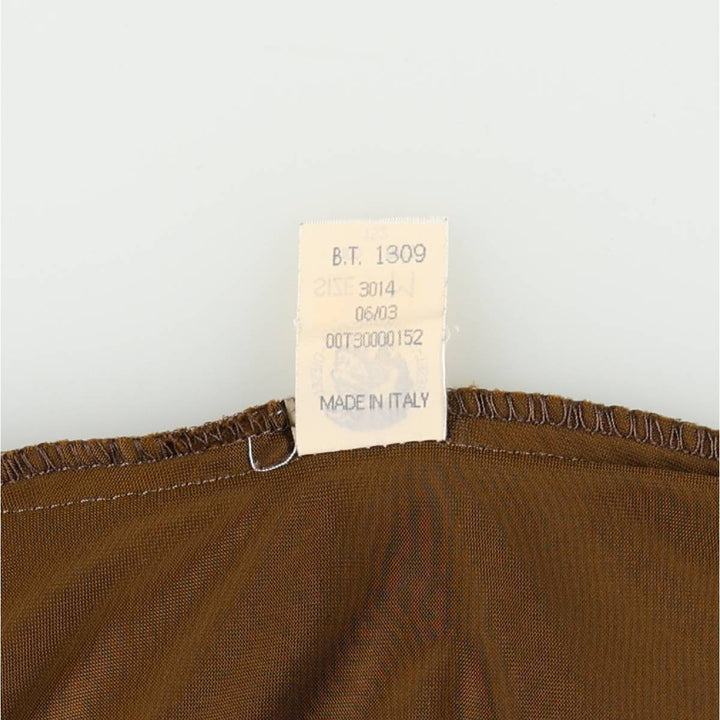 2000'S Diesel Supershirt Long-Sleeve Corduroy Shirt, Made in Italy, Women's Size M (approx.) unclear brown type Vintage Second Hand