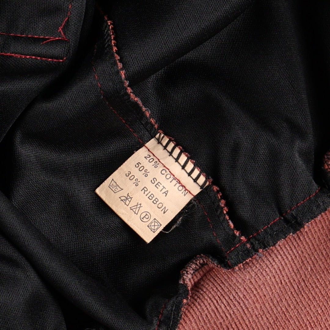 REDS Silk Blouson, Women's Size M (approx.) cotton red type Vintage Second Hand