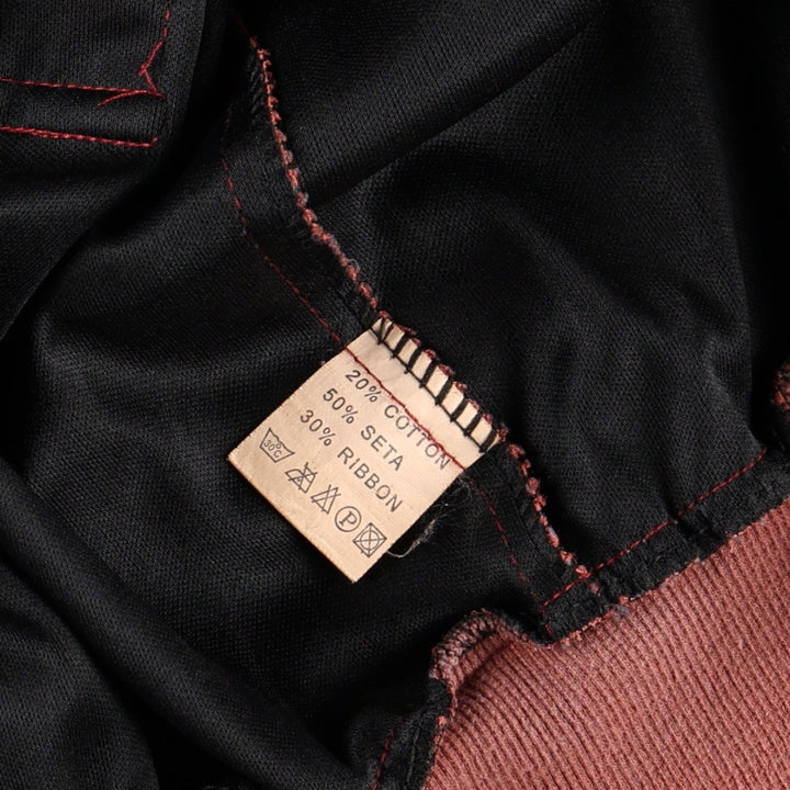 REDS Silk Blouson, Women's Size M (approx.) cotton red type Vintage Second Hand