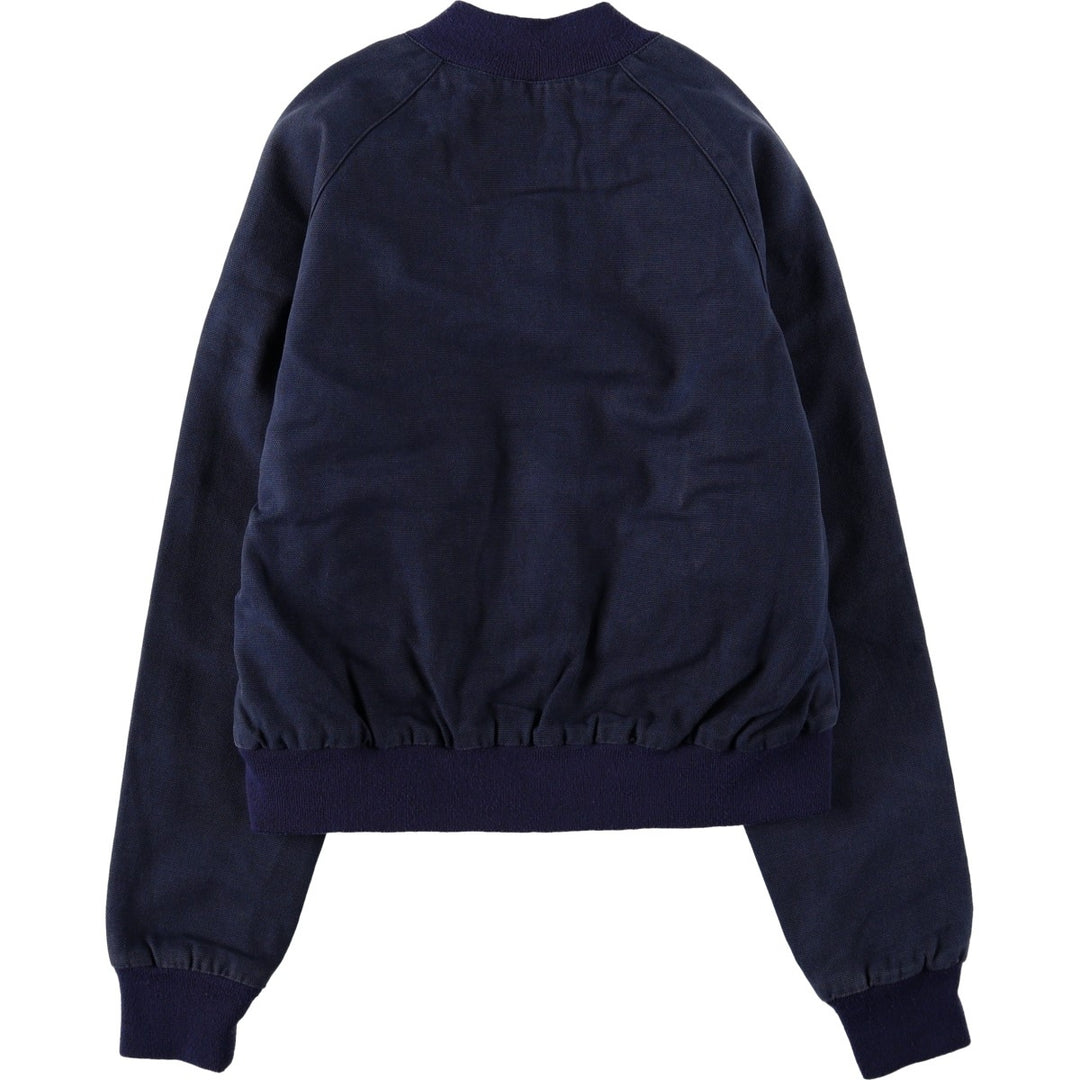 PLANE Duck Cotton Blouson, Women's Size S (approx.) cotton navy blue type Vintage Second Hand