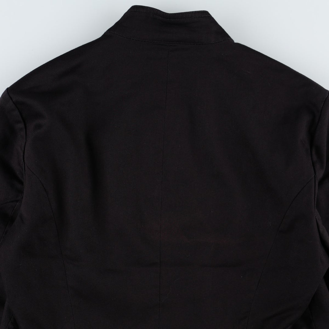 JOHN PAUL RICHARD 3/4 Sleeve Cotton Jacket, Napoleon Style Jacket, Women's Size M (approx.) cotton black type Vintage Second Hand