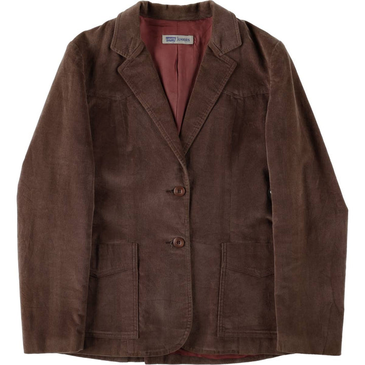 ~90'S Levi's Juniors Corduroy Jacket, Women's Size XS (approx.), Vintage unclear brown type Vintage Second Hand