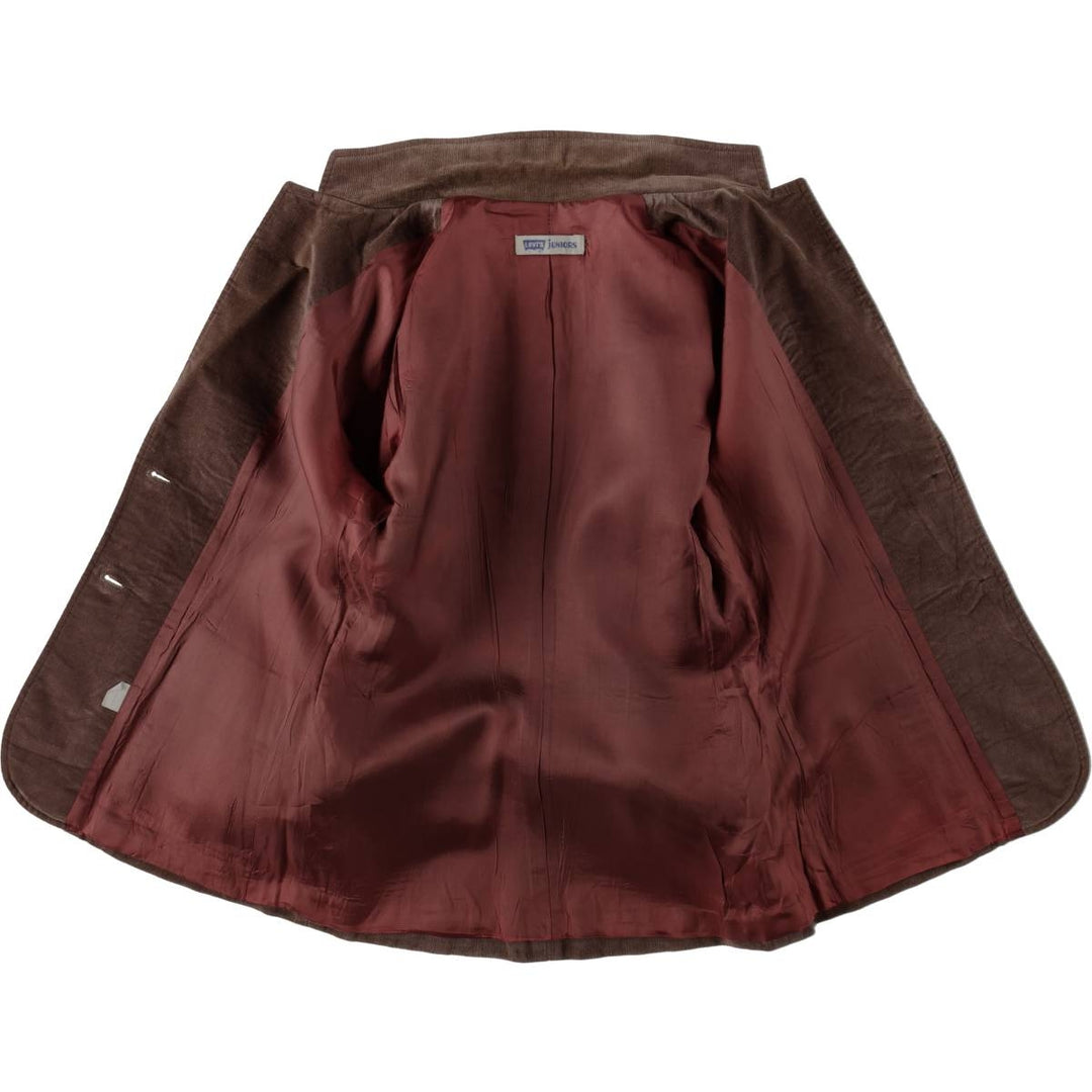 ~90'S Levi's Juniors Corduroy Jacket, Women's Size XS (approx.), Vintage unclear brown type Vintage Second Hand