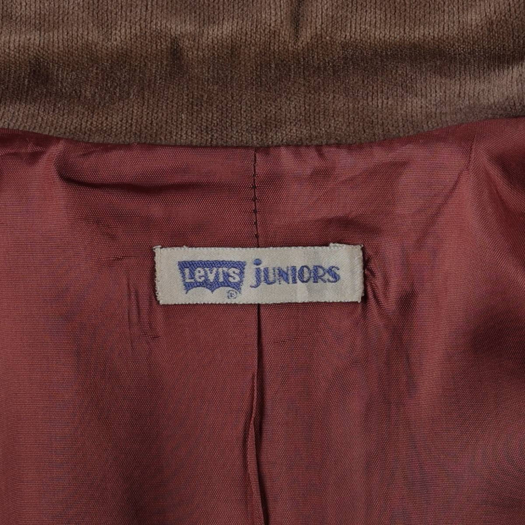 ~90'S Levi's Juniors Corduroy Jacket, Women's Size XS (approx.), Vintage unclear brown type Vintage Second Hand