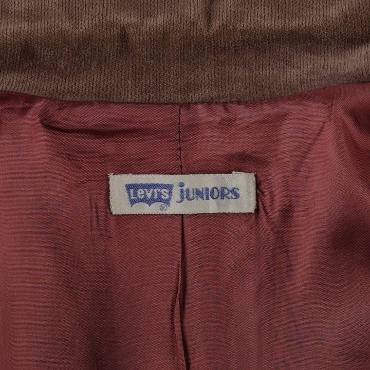 ~90'S Levi's Juniors Corduroy Jacket, Women's Size XS (approx.), Vintage unclear brown type Vintage Second Hand