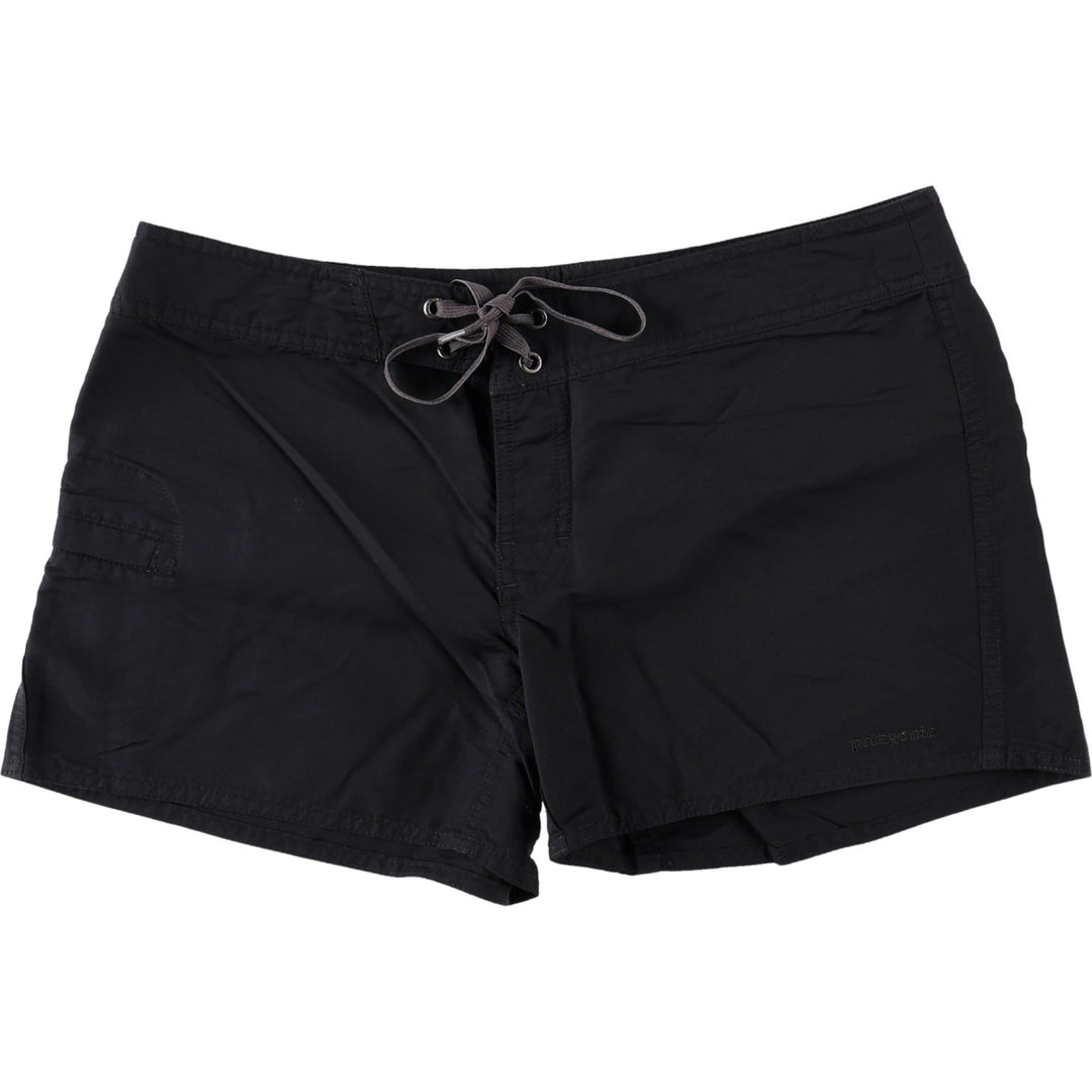 Patagonia Wavefarer Board Shorts 76552SP12 Nylon Shorts Women's XL (equivalent to W33) Nylon black type Vintage Second Hand