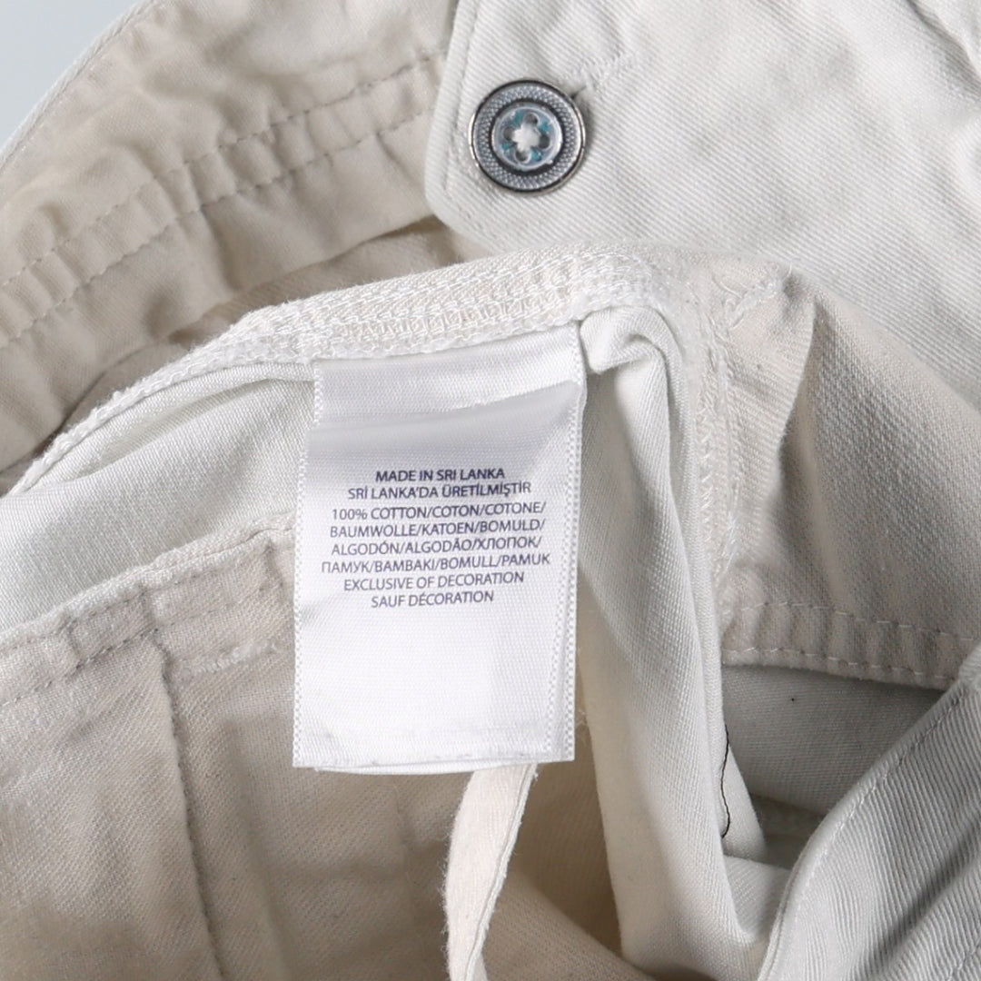 Ralph Lauren POLO RALPH LAUREN Chino Shorts, Women's Size L (equivalent to W29) cotton white type Vintage Second Hand