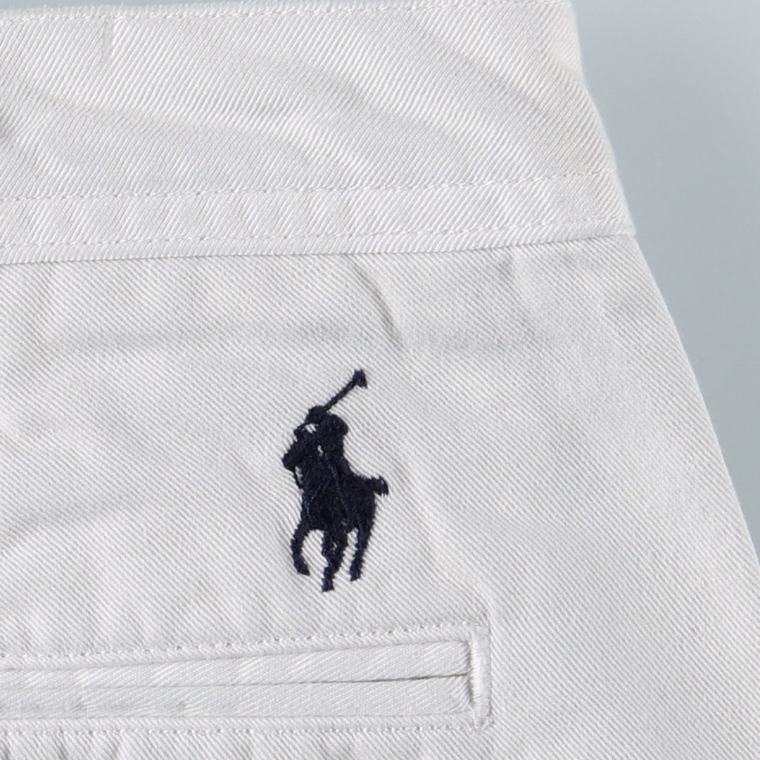 Ralph Lauren POLO RALPH LAUREN Chino Shorts, Women's Size L (equivalent to W29) cotton white type Vintage Second Hand