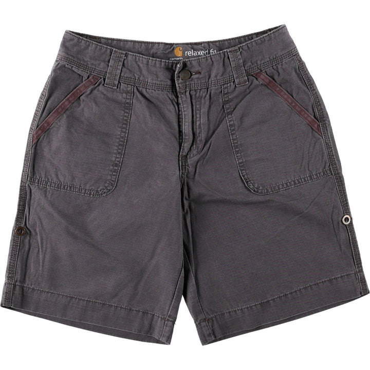 Carhartt Relaxed Fit Ripstop Work Shorts, Women's Size L (equivalent to W30) cotton gray type Vintage Second Hand