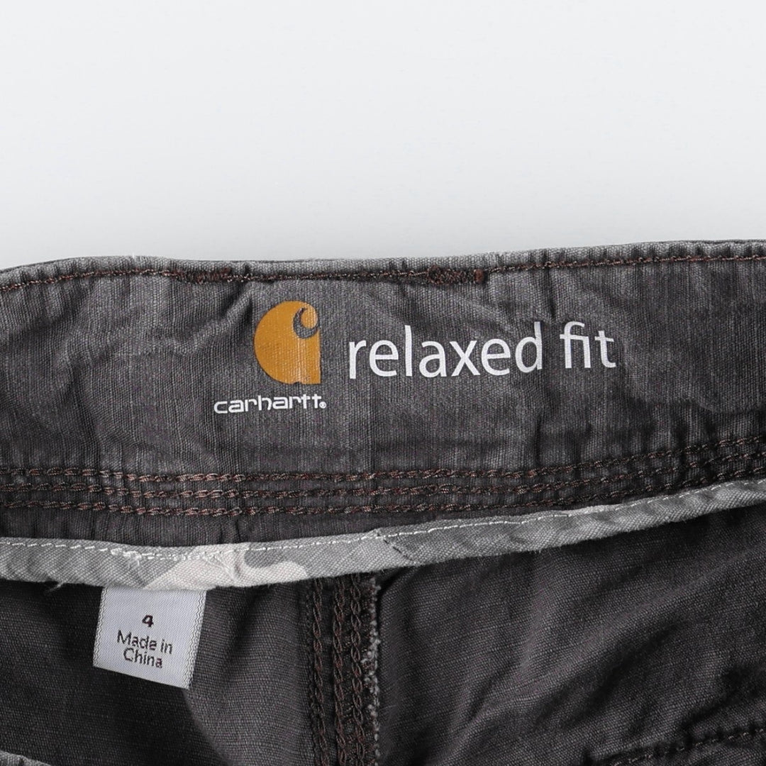 Carhartt Relaxed Fit Ripstop Work Shorts, Women's Size L (equivalent to W30) cotton gray type Vintage Second Hand