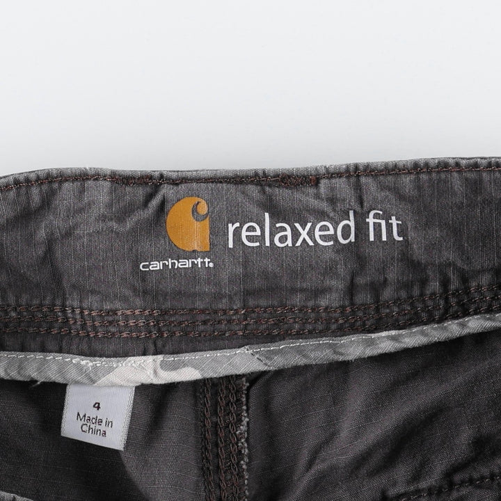 Carhartt Relaxed Fit Ripstop Work Shorts, Women's Size L (equivalent to W30) cotton gray type Vintage Second Hand
