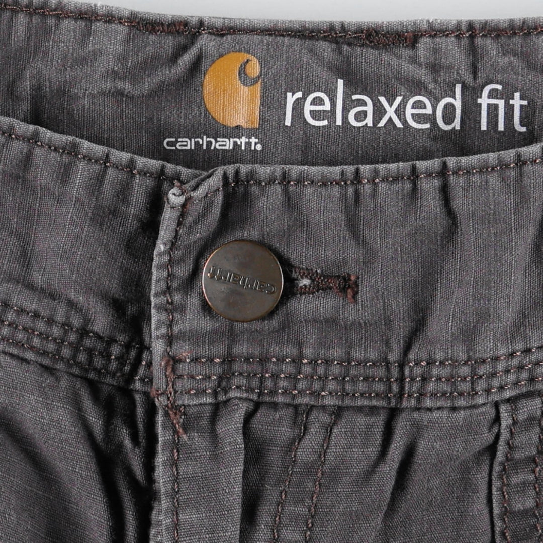 Carhartt Relaxed Fit Ripstop Work Shorts, Women's Size L (equivalent to W30) cotton gray type Vintage Second Hand