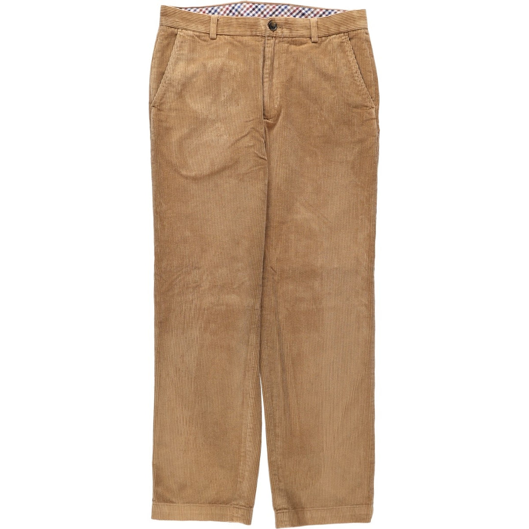 Brooks Brothers 346 Corduroy Pants, Men's W33 (approx.) cotton Copper Vintage Second Hand