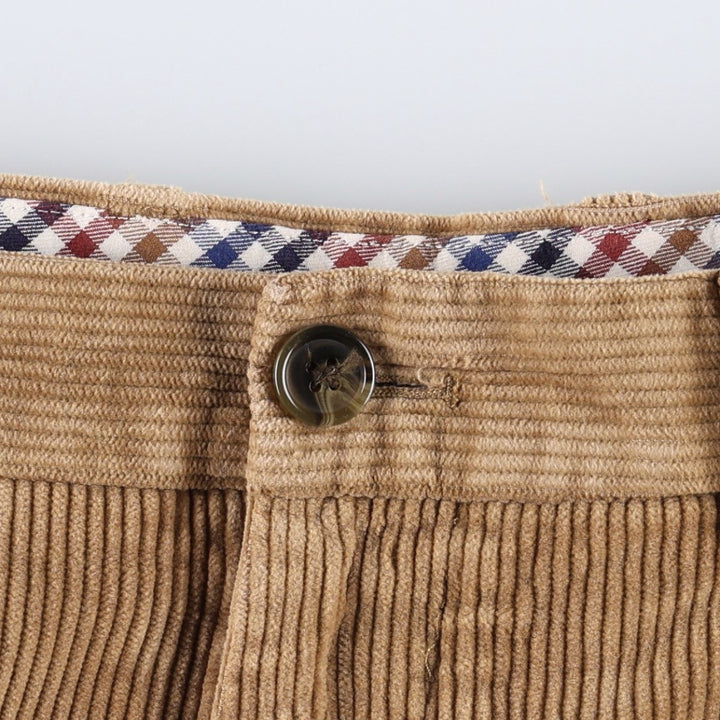Brooks Brothers 346 Corduroy Pants, Men's Size W32 (approx.) cotton Copper Vintage Second Hand