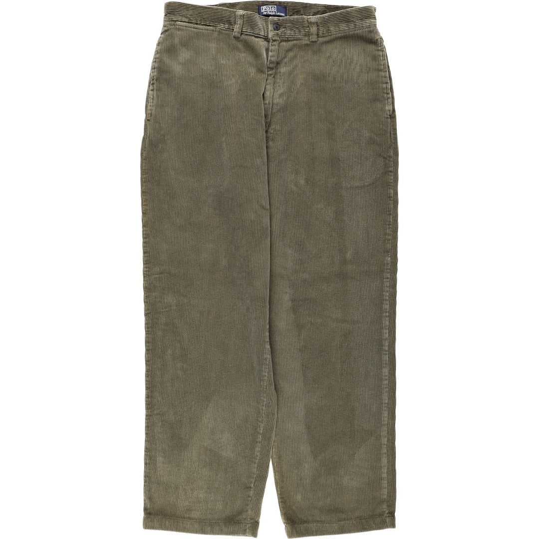 Ralph Lauren POLO by Ralph Lauren PHILIP PANT Men's W34 (approx.) cotton Khaki type Vintage Second Hand