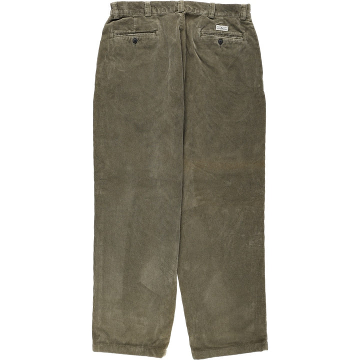 Ralph Lauren POLO by Ralph Lauren PHILIP PANT Men's W34 (approx.) cotton Khaki type Vintage Second Hand