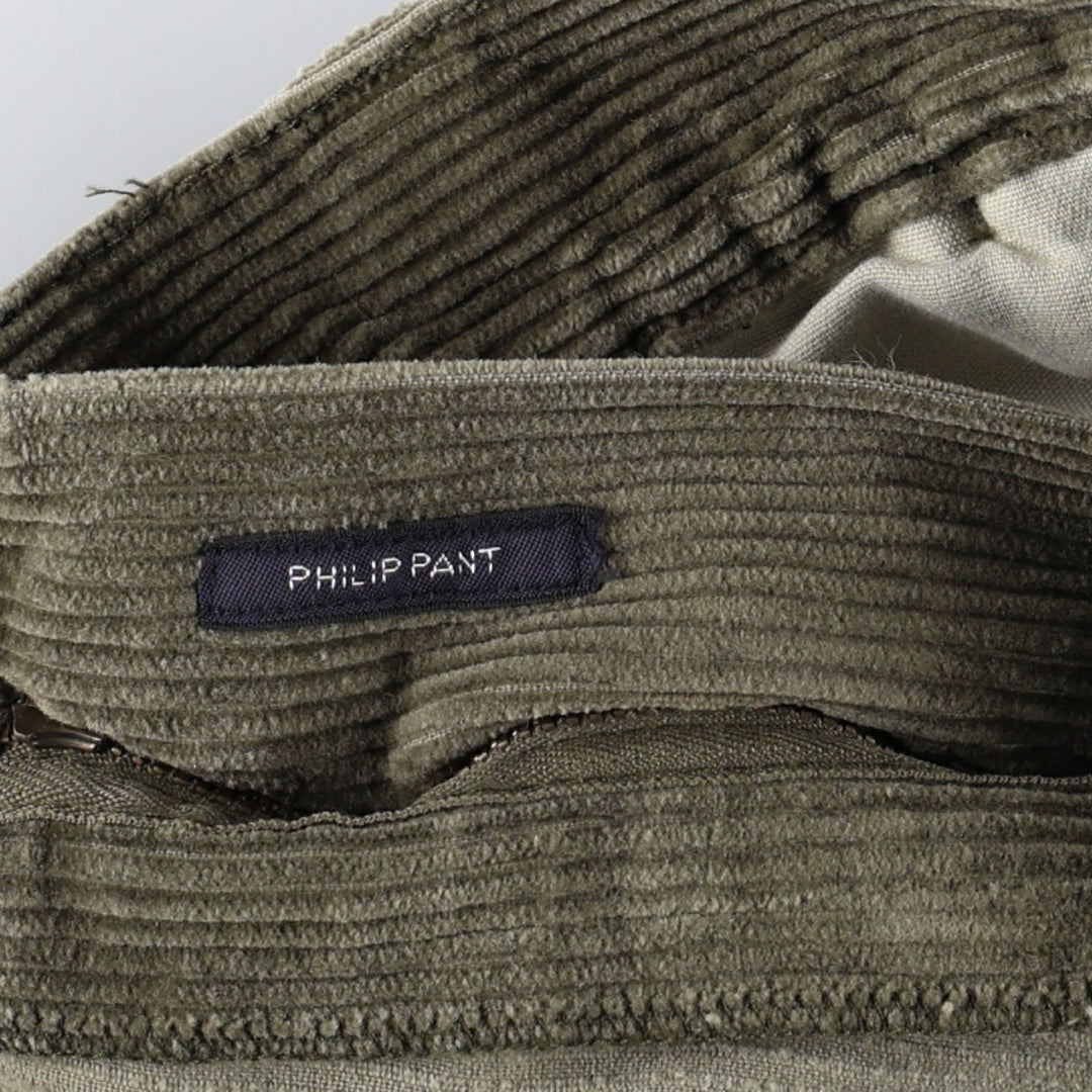 Ralph Lauren POLO by Ralph Lauren PHILIP PANT Men's W34 (approx.) cotton Khaki type Vintage Second Hand