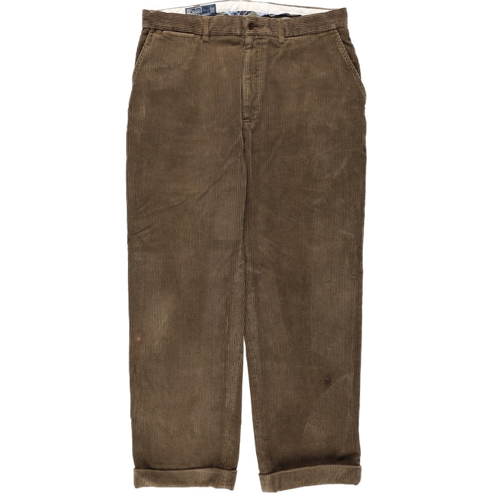 Ralph Lauren POLO by Ralph Lauren Corduroy Pants Men's W34 cotton brown type Vintage Second Hand