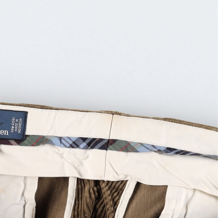 Ralph Lauren POLO by Ralph Lauren Corduroy Pants Men's W34 cotton brown type Vintage Second Hand