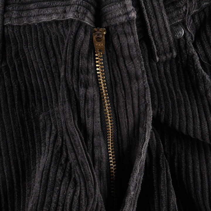90'S Levi's Silver Tab Straight Loose Corduroy Pants, Men's W34 (approx.), Vintage cotton black type Vintage Second Hand