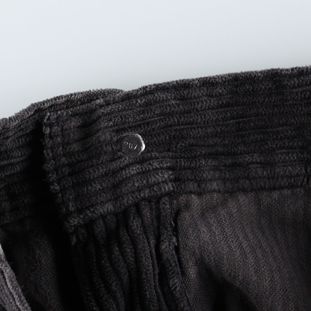 90'S Levi's Silver Tab Straight Loose Corduroy Pants, Men's W34 (approx.), Vintage cotton black type Vintage Second Hand