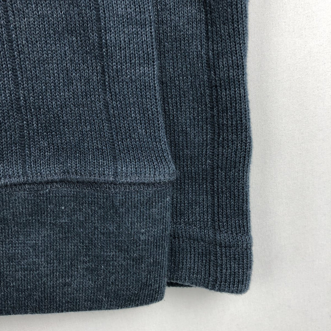Columbia V-neck Long-Sleeve T-Shirt (Men's Size L) cotton blue type Vintage Second Hand
