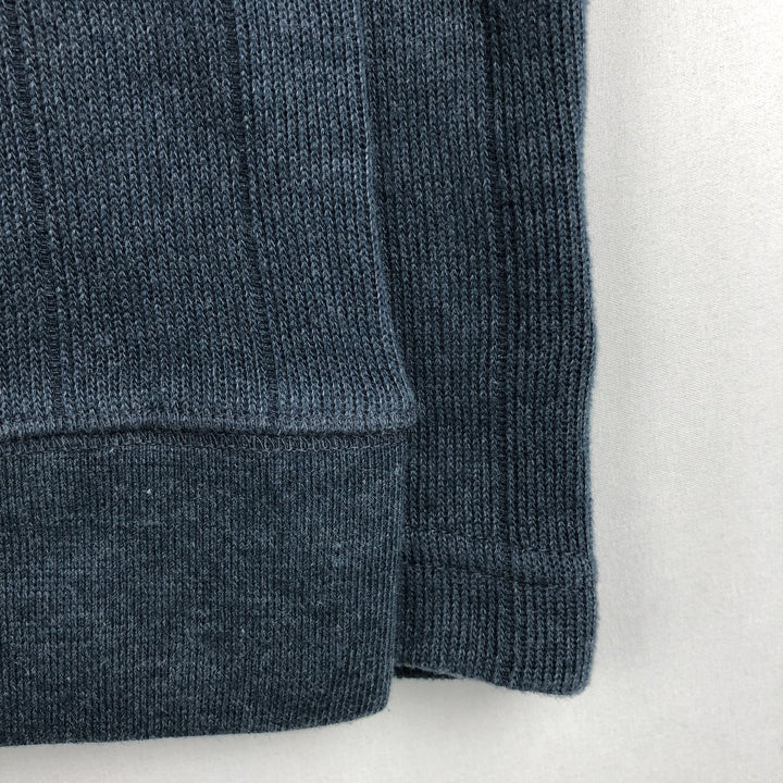 Columbia V-neck Long-Sleeve T-Shirt (Men's Size L) cotton blue type Vintage Second Hand
