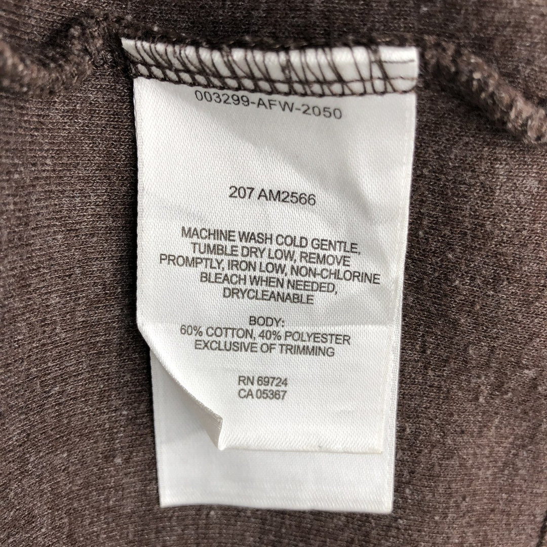 Columbia V-neck Long-Sleeve T-Shirt (Men's Size XL) cotton brown type Vintage Second Hand