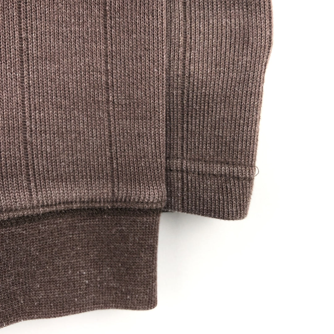 Columbia V-neck Long-Sleeve T-Shirt (Men's Size M) cotton brown type Vintage Second Hand