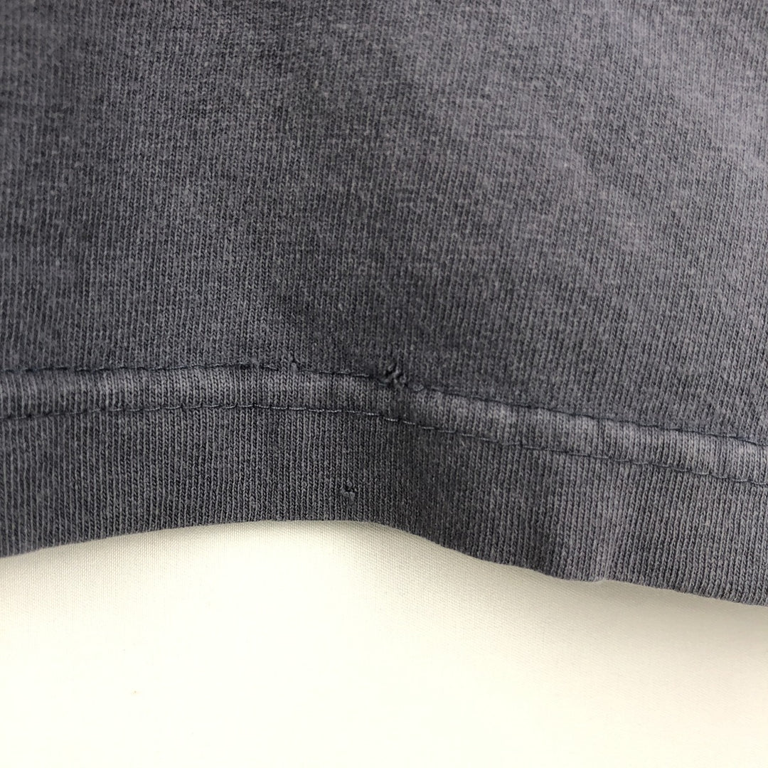 Carhartt ORIGINAL FIT Henley Neck Plain Pocket Long-Sleeve T-Shirt (Men's Size M) cotton Blue type light blue Vintage Second Hand