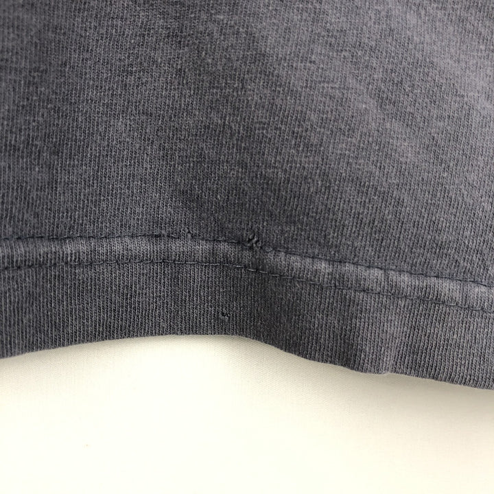 Carhartt ORIGINAL FIT Henley Neck Plain Pocket Long-Sleeve T-Shirt (Men's Size M) cotton Blue type light blue Vintage Second Hand