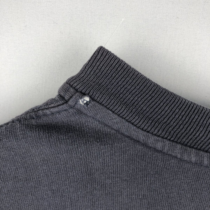 Carhartt ORIGINAL FIT Henley Neck Plain Pocket Long-Sleeve T-Shirt (Men's Size M) cotton Blue type light blue Vintage Second Hand