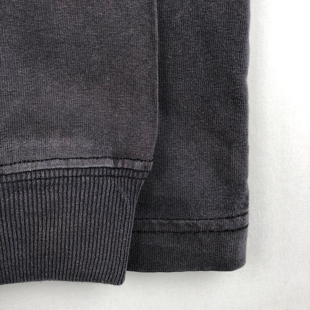 Carhartt Henley neck plain pocket long T-shirt long T men's L size cotton black type Vintage Second Hand