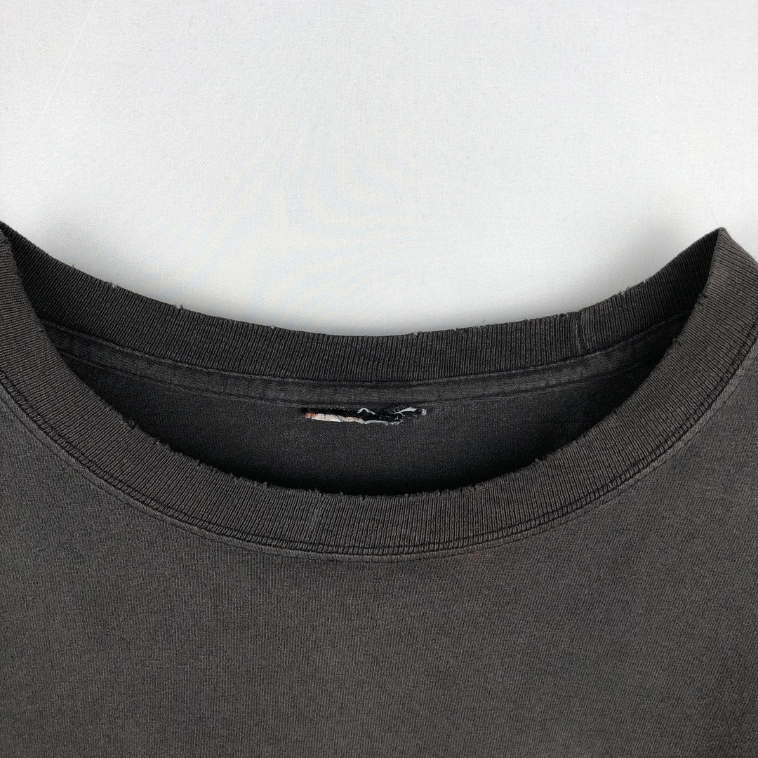 Harley-Davidson Long Sleeve T-Shirt, Men's XL Size unclear Charcoal Vintage Second Hand