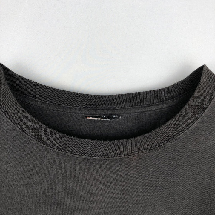 Harley-Davidson Long Sleeve T-Shirt, Men's XL Size unclear Charcoal Vintage Second Hand