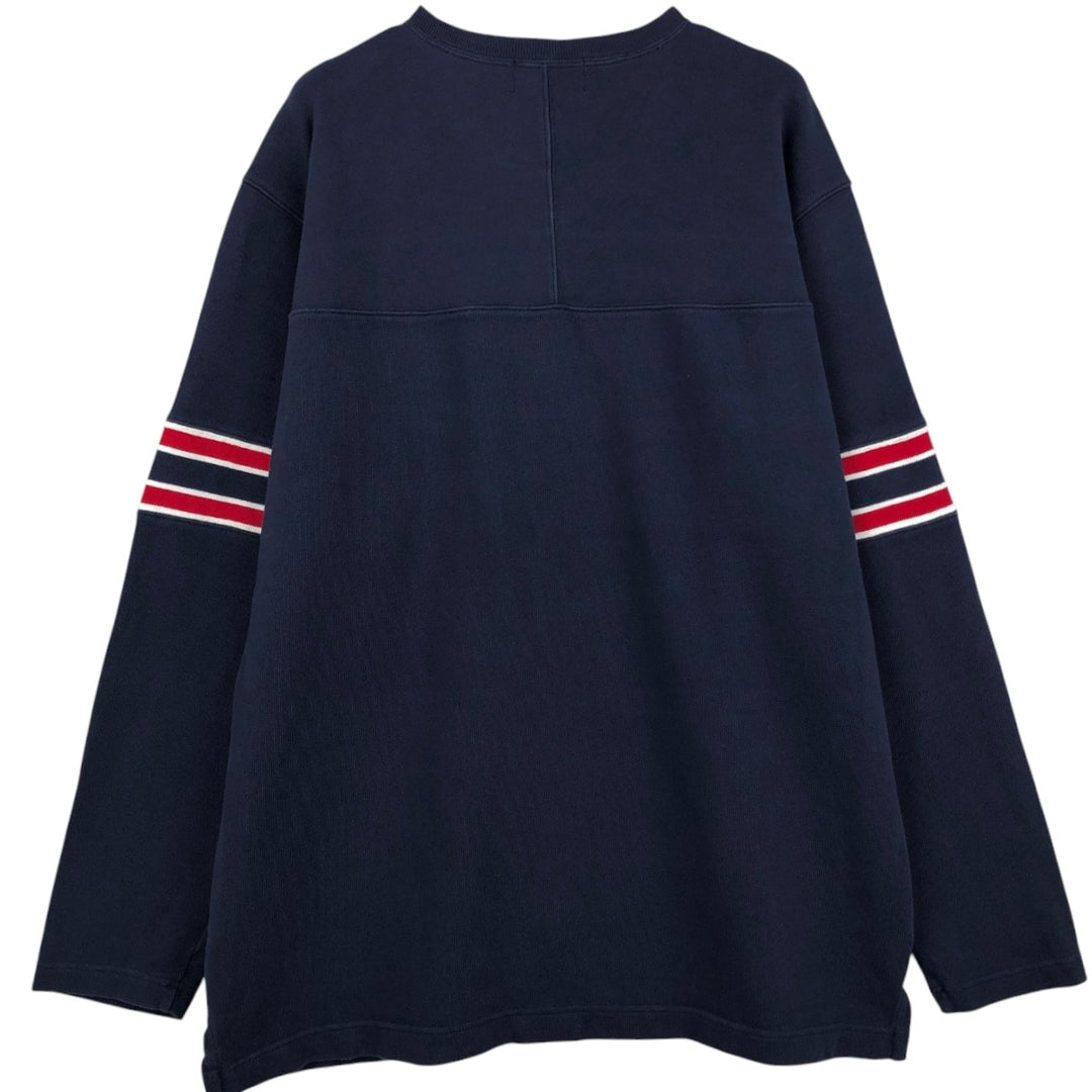 Ralph Lauren POLO JEANS COMPANY Long T-shirt Men's XL size cotton navy blue type Vintage Second Hand