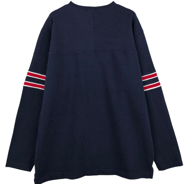 Ralph Lauren POLO JEANS COMPANY Long T-shirt Men's XL size cotton navy blue type Vintage Second Hand