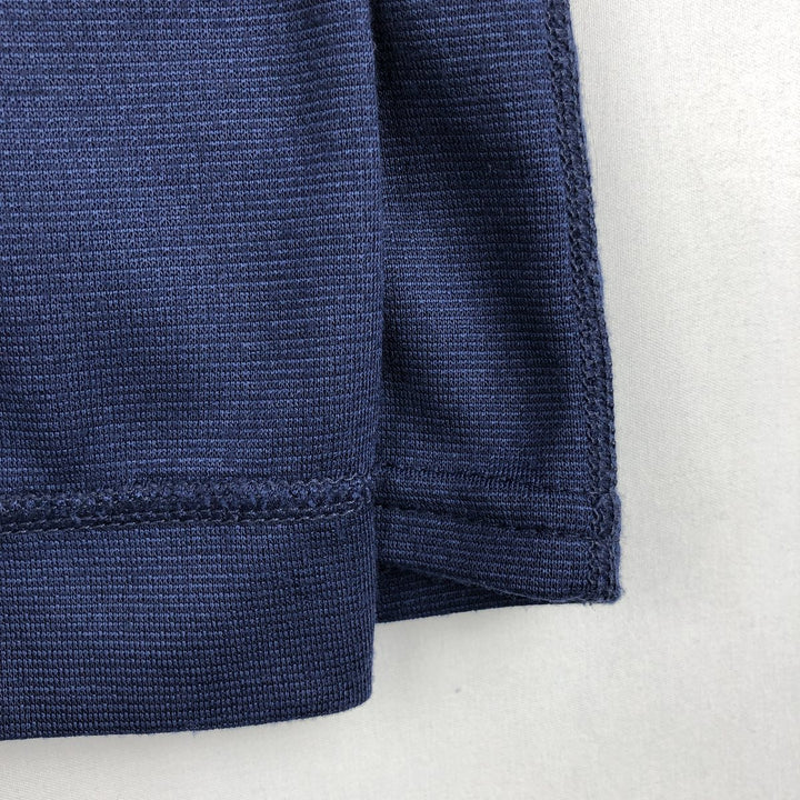 Patagonia CAPILENE Long-Sleeve T-Shirt, Made in USA, Men's Size L (approx.) polyester navy blue type Vintage Second Hand