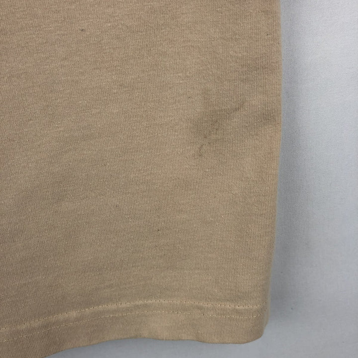 Harley-Davidson Motorcycle Long-Sleeve T-Shirt, Made in USA, Men's Size L (approx.) cotton unbleached Vintage Second Hand