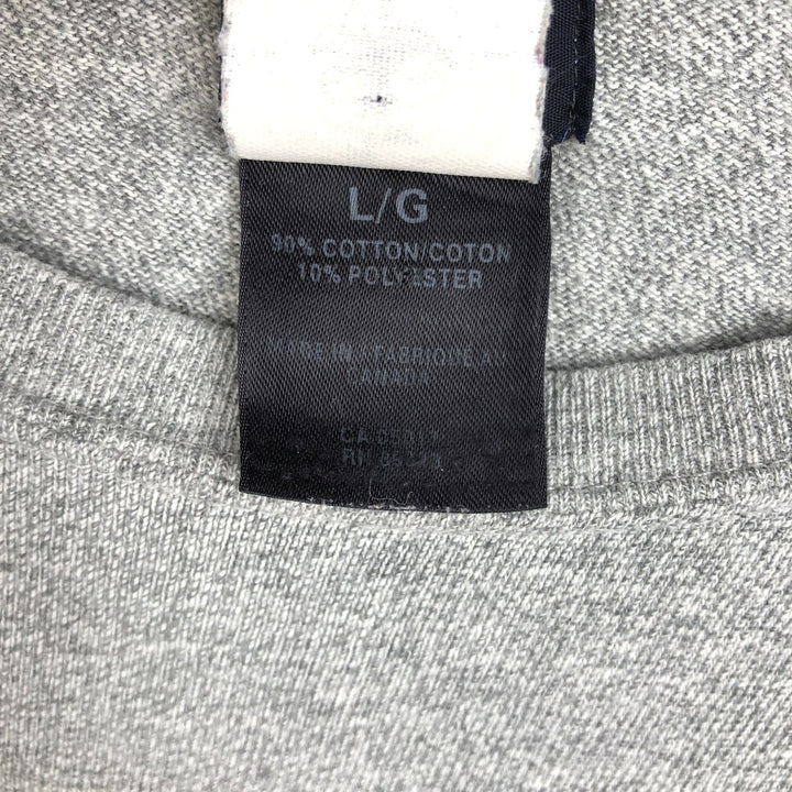 ROOTS NHL TORONTO MAPLE LEAFS Long-Sleeve T-Shirt, Made in Canada, Men's Size L (approx.) cotton gray type Vintage Second Hand