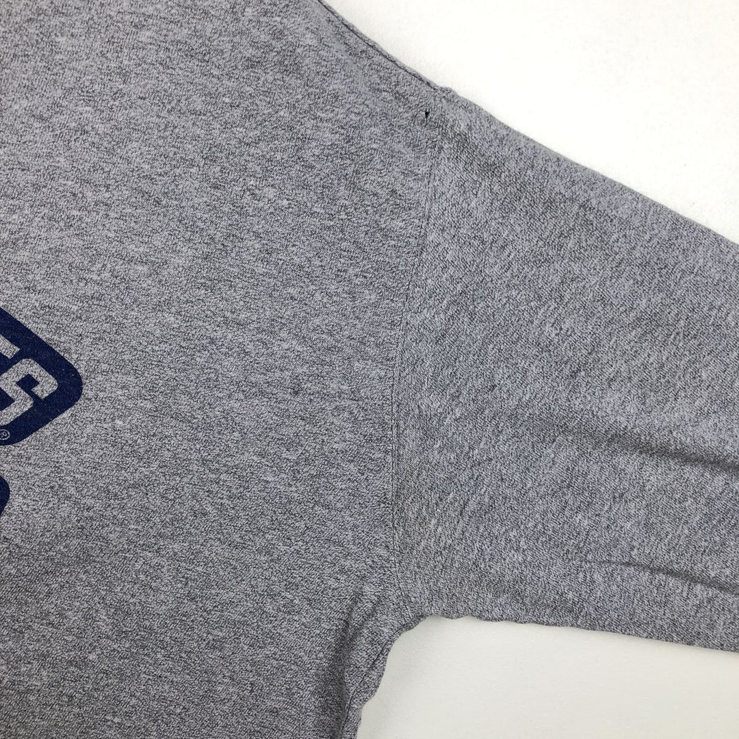 ROOTS NHL TORONTO MAPLE LEAFS Long-Sleeve T-Shirt, Made in Canada, Men's Size L (approx.) cotton gray type Vintage Second Hand