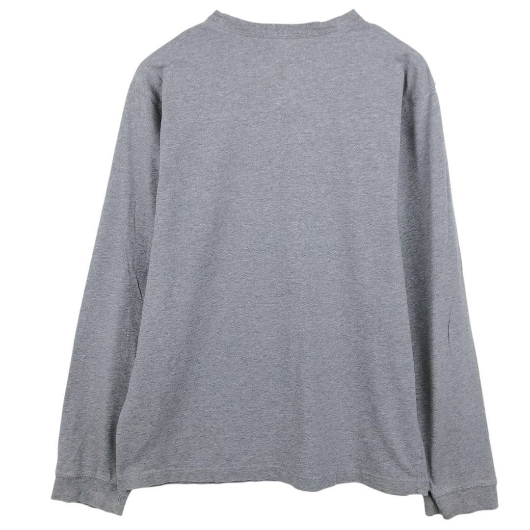 Abercrombie & Fitch Long-Sleeve T-Shirt (Men's XL equivalent) cotton gray type Vintage Second Hand